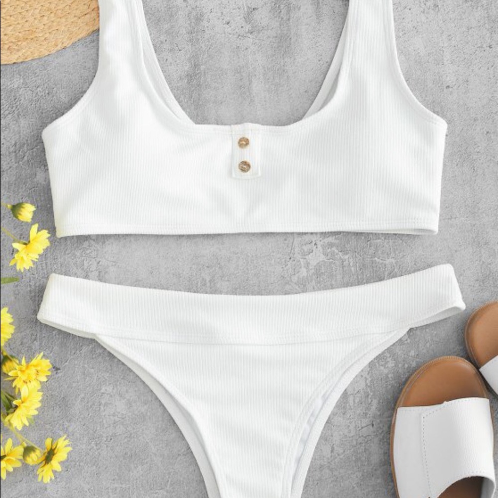 White bikini